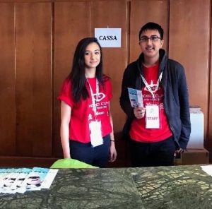 Two previous Level 3 Business students, Varinder Paramjit and Hiten Mistry, who undertook work experience in Trento, Italy where they spent time helping with events management.